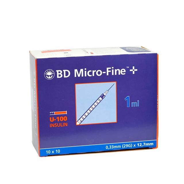 BD MICRO-FINE+ PENKANYLE 1ML 29G